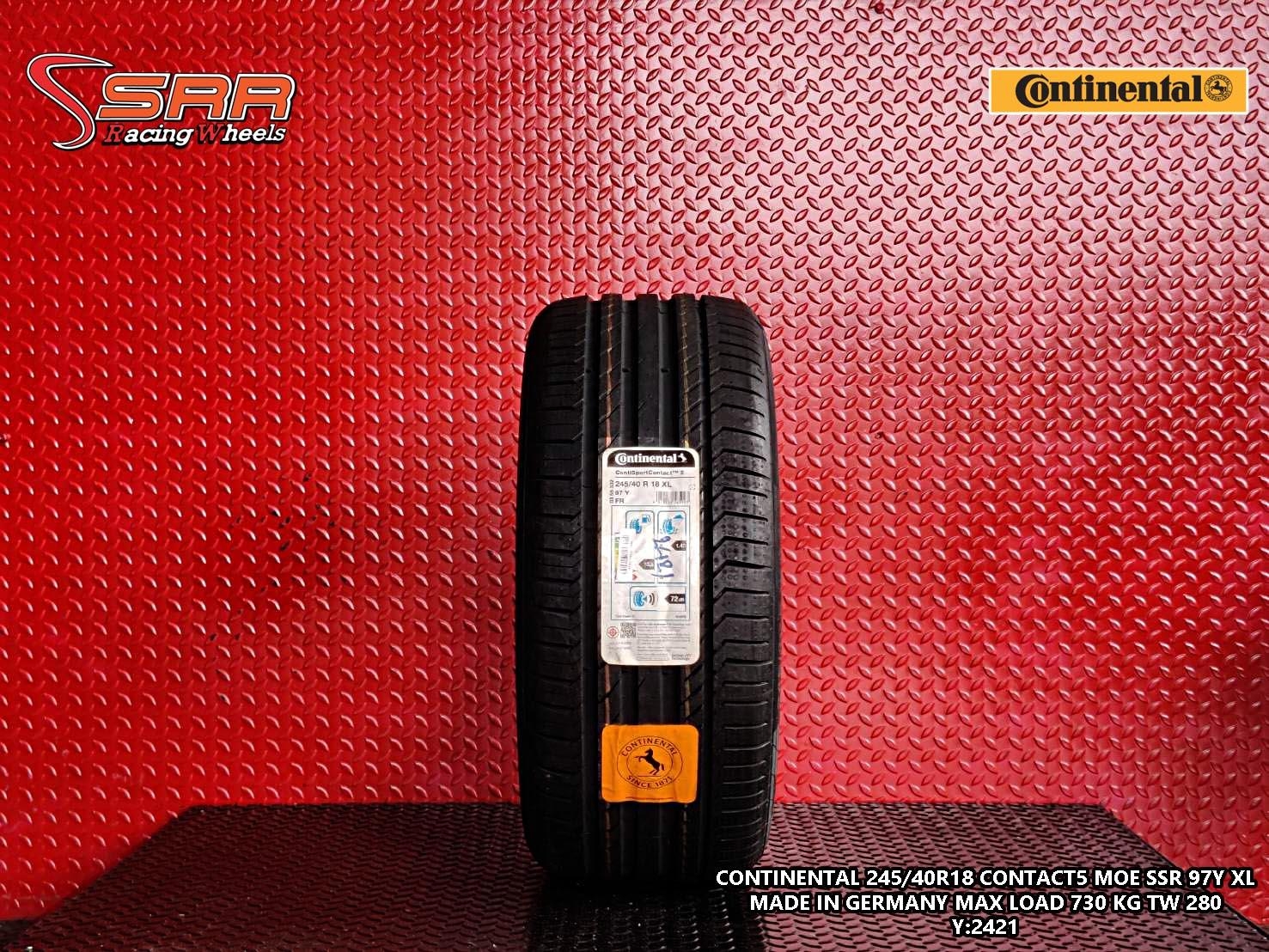 Continental ContiSportContact 5 MOE SSR 245/40R18 ลดราคาพิเศษ