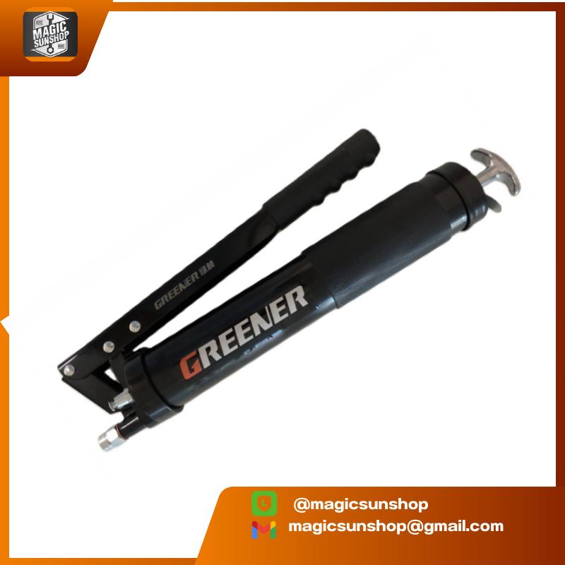 925181 GREENER Grease Gun 12000PSI 600CC พร้อมอุปกรณ์