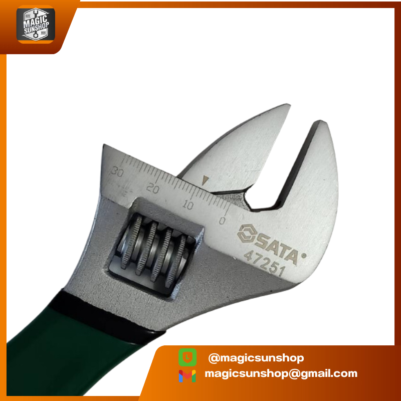 SATA ประแจเลื่อน 47251 Wrench 47251 10"