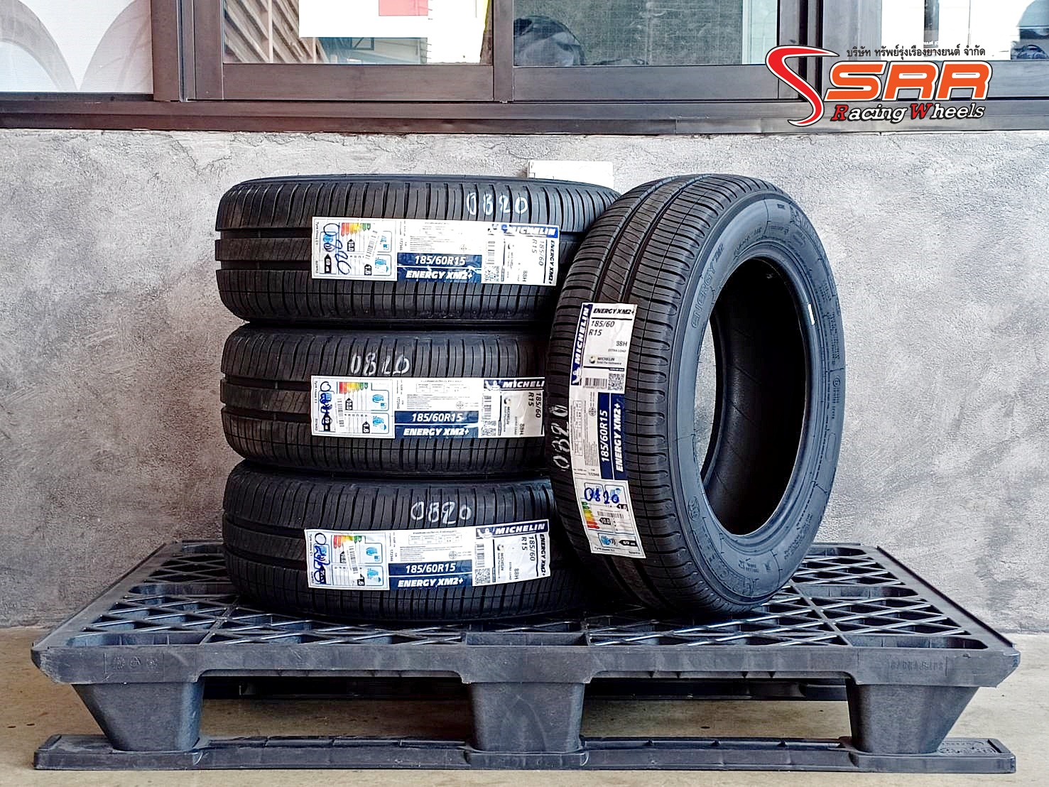 MICHELIN ENERGY XM2+ 185/60R15 ยางใหม่ปี20 ราคาพิเศษ