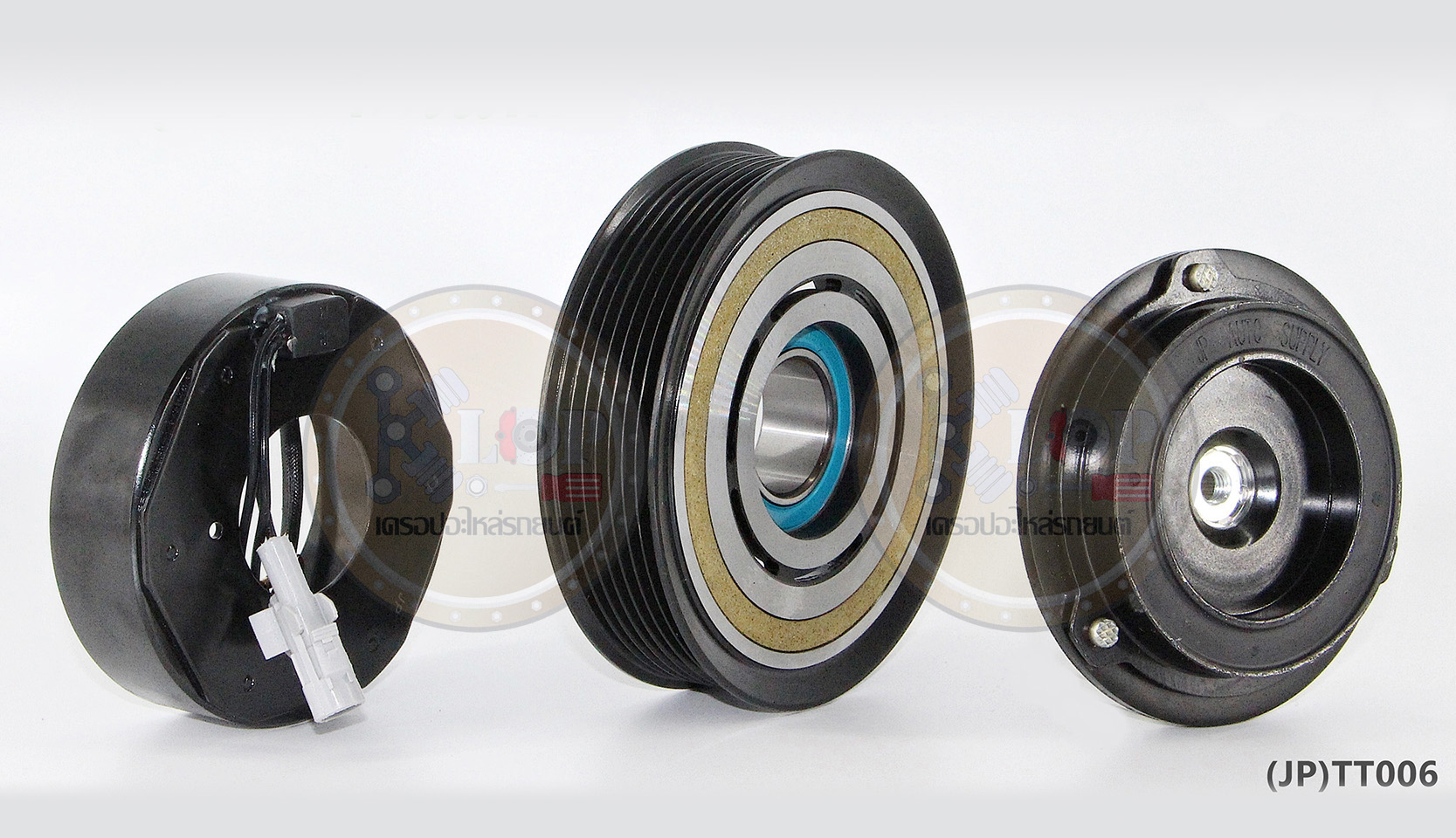 (JP)TT006-JP ชุดหน้าคลัทช์(Vinn) Toyota VIGO (10PA) (ญี่ปุ่น) 125mm. 7PK 12V.