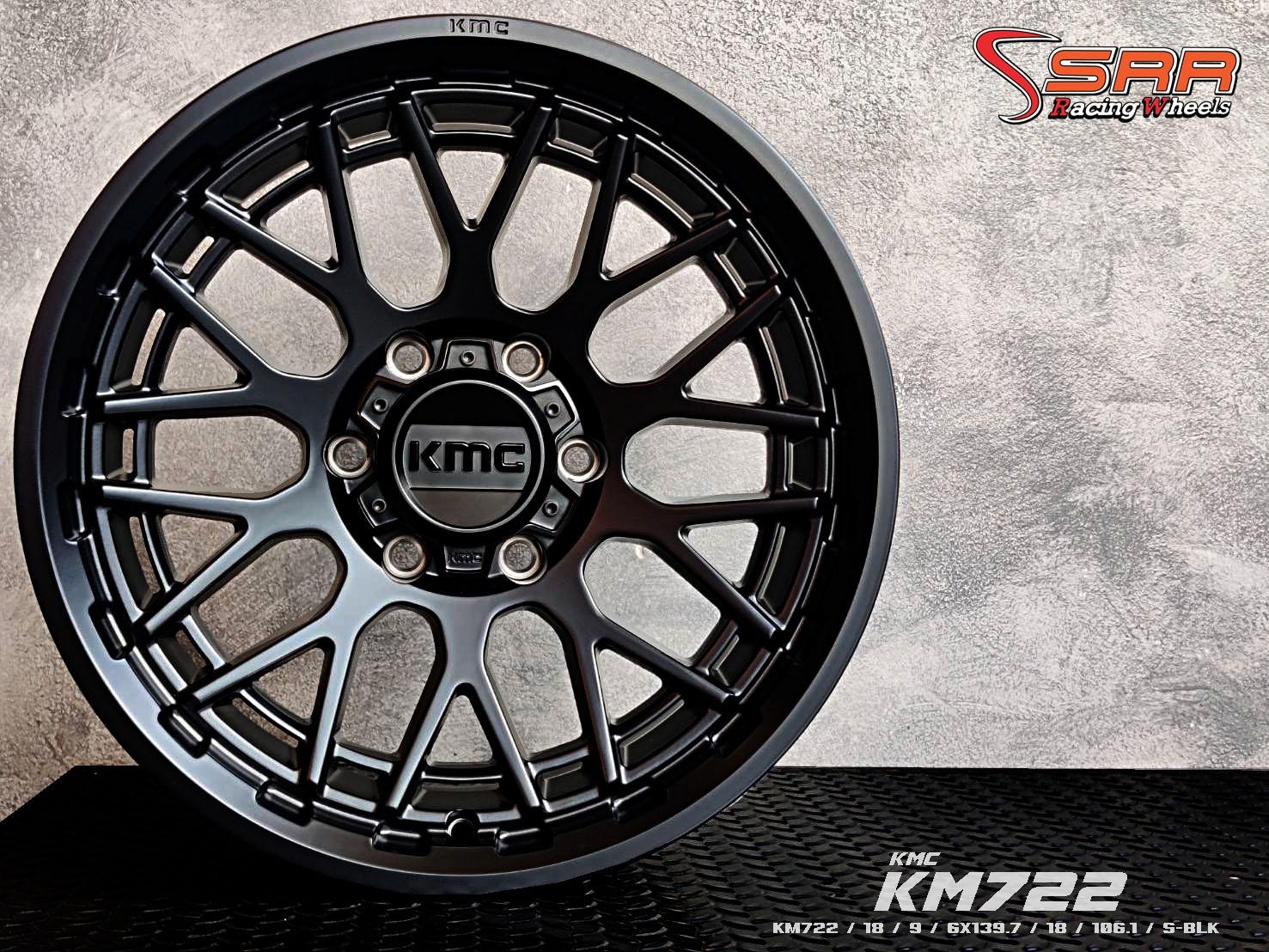 KMC KM722 ขอบ18 6x139.7 ET18 S-BLK ราคาพิเศษ
