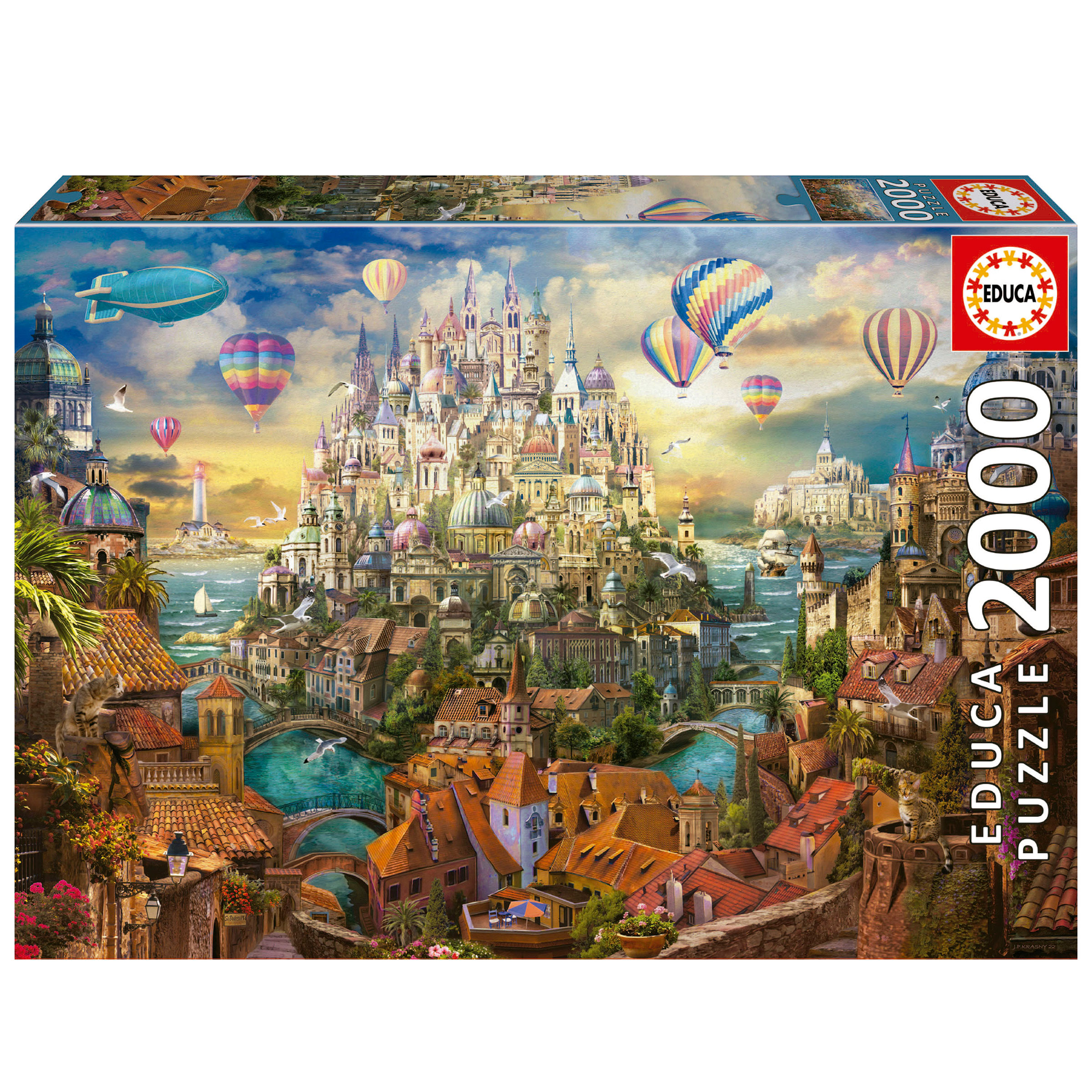Educa - Dream Town by Jan Patrik Krasny 2000 pcs.