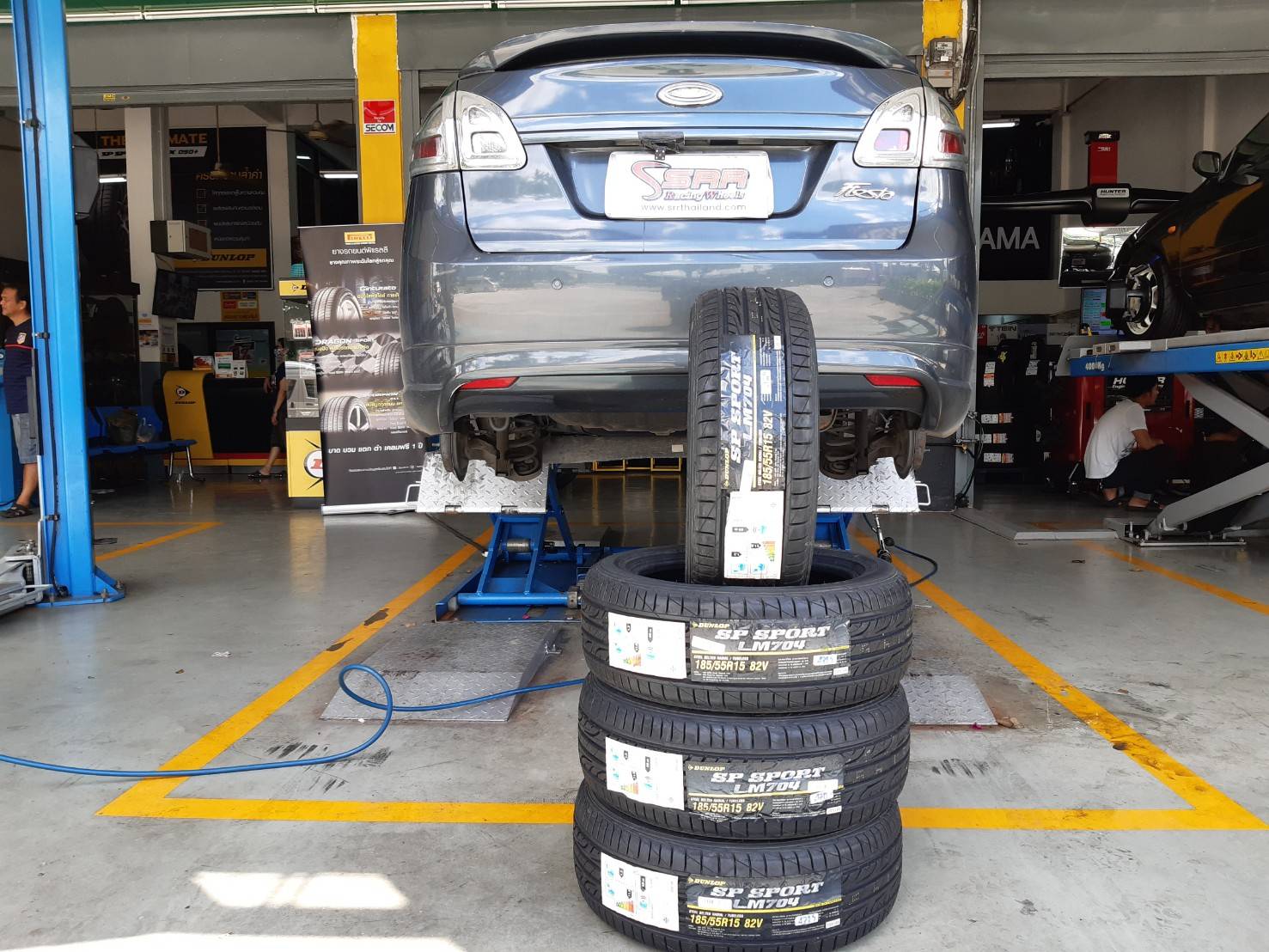 DUNLOP LM704 185/55R15 ยางปี19 ลดราคาพิเศษ