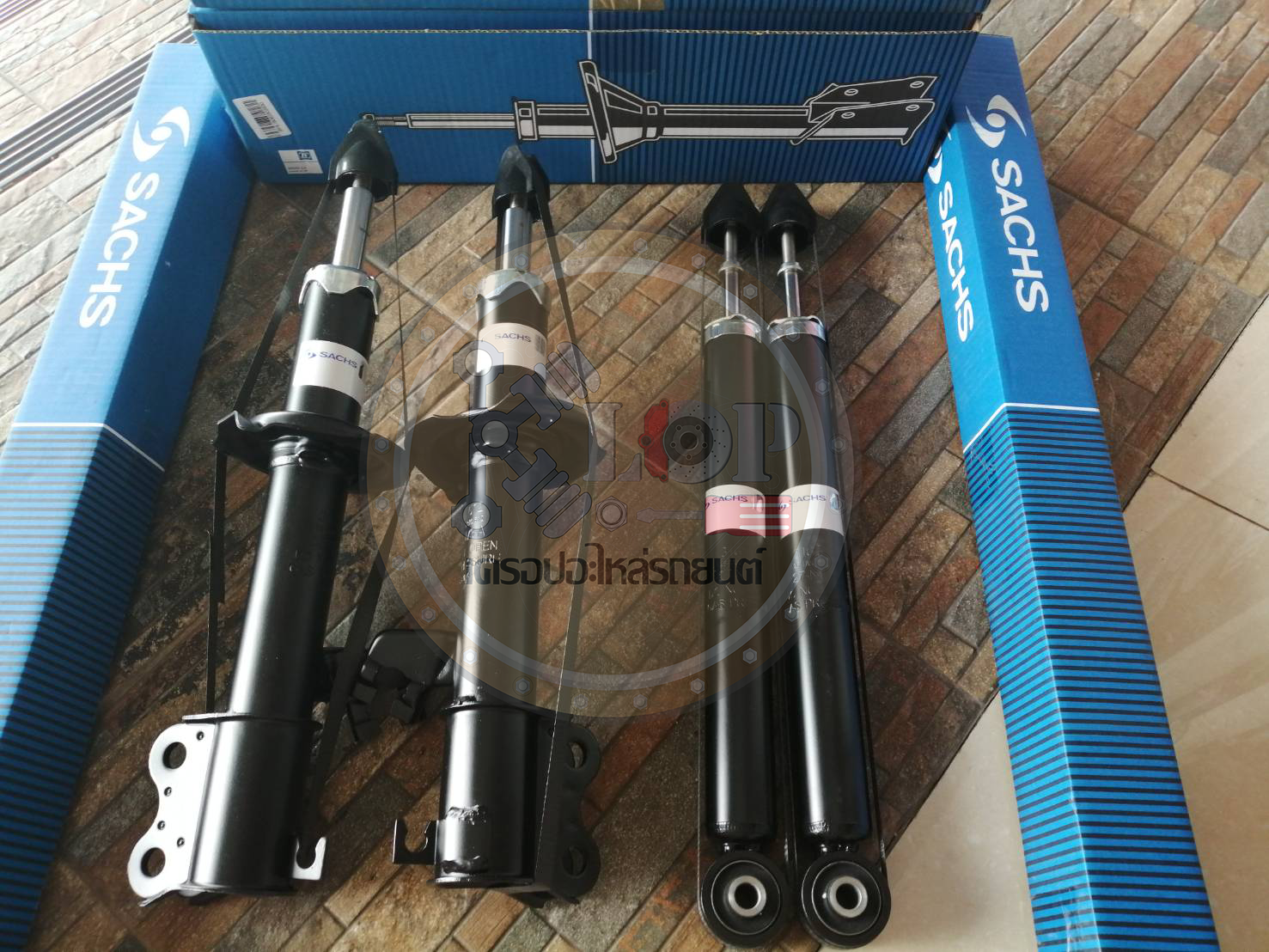 ชุดโช๊คอัพ SACHS NISSAN MARCH K13