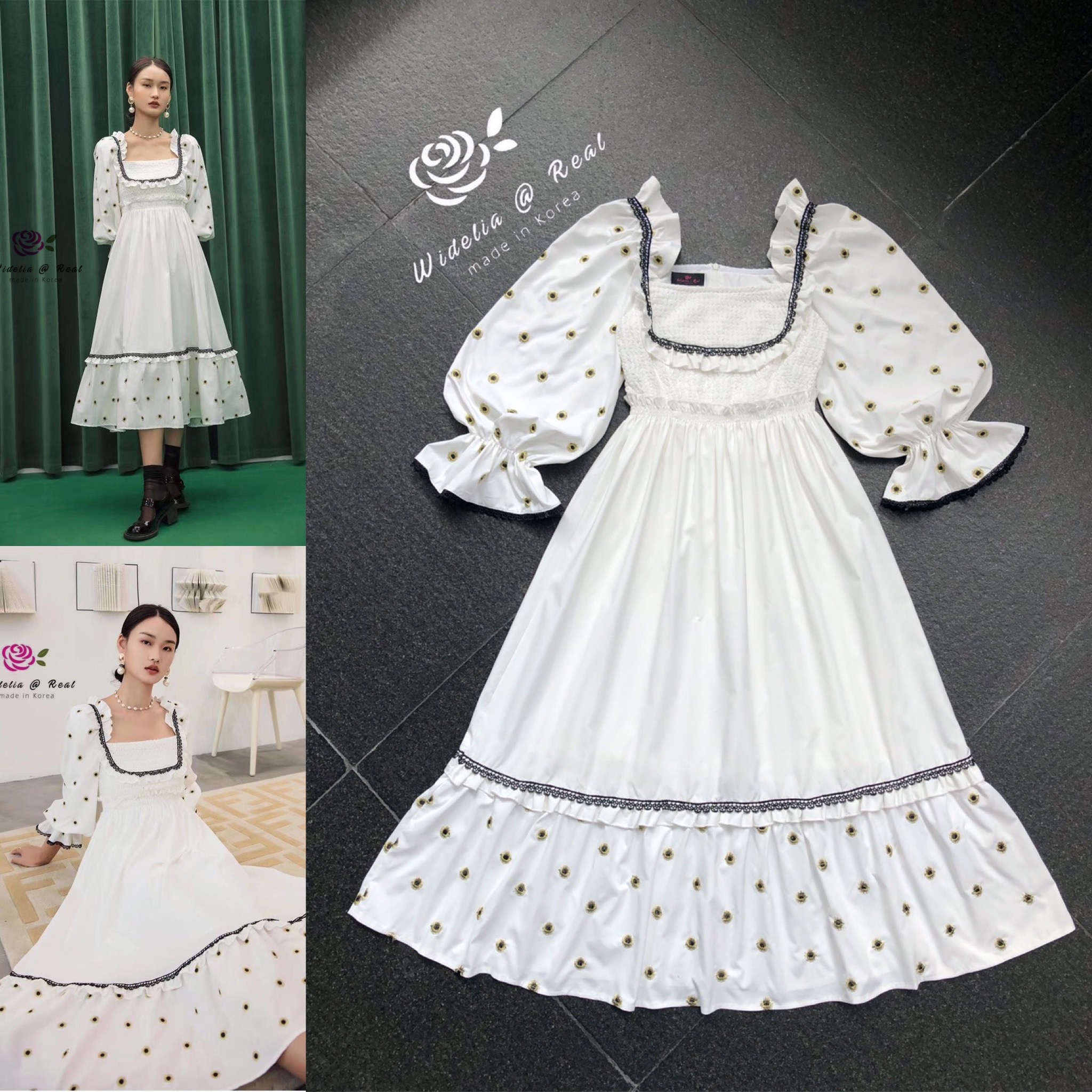 Thurley Maxi dress แม็กซี่เดรสตัวยาวแขนยาวแสนสวย