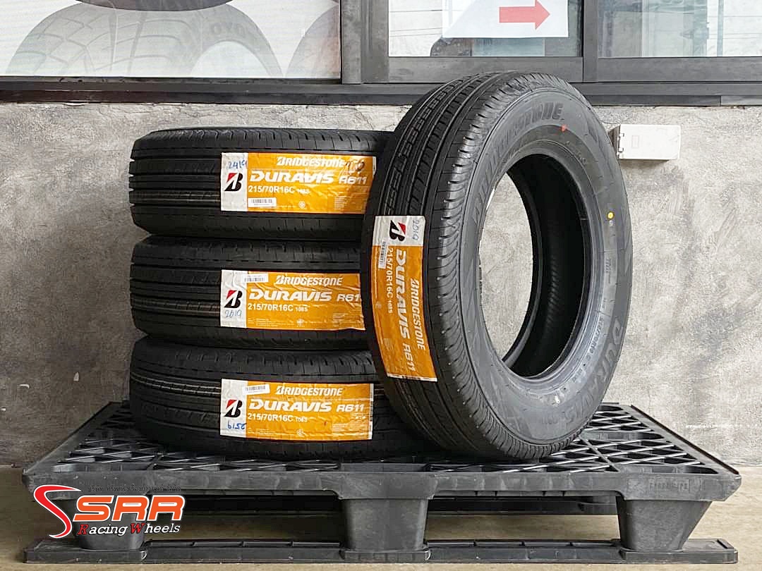 BRIDGESTONE DURAVIS R611 215/70R16 ยางใหม่ ลดราคาพิเศษ