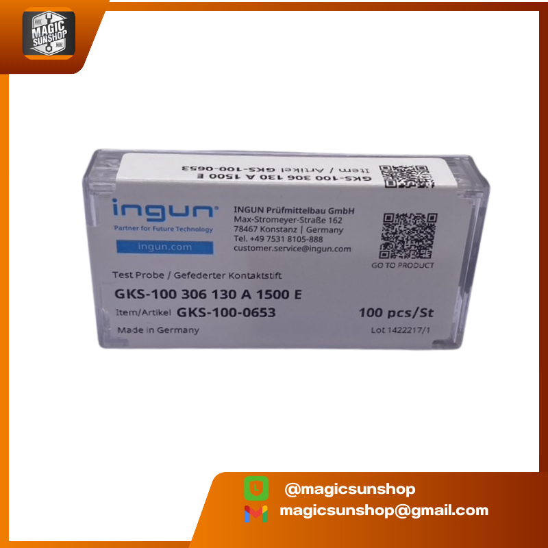 929108 INGUN Pin GSK-100 306 130 A 1500 E