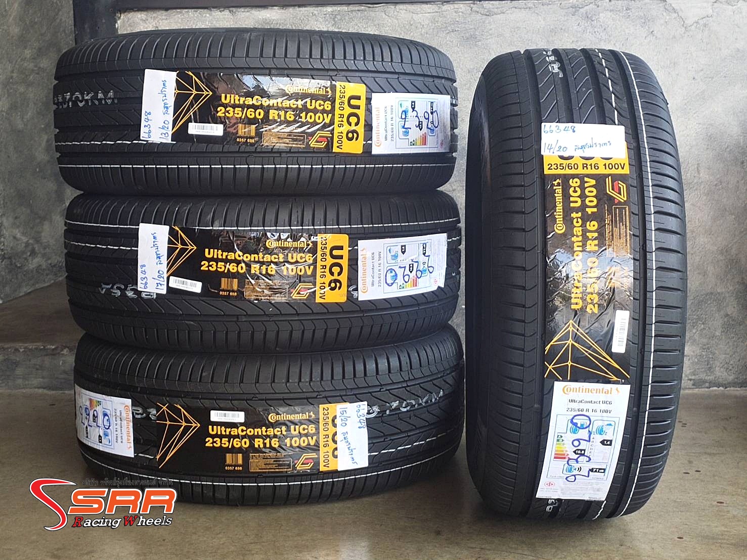 Continental UltraContact UC6 235/60R16 ยางใหม่ปี20 ราคาพิเศษ