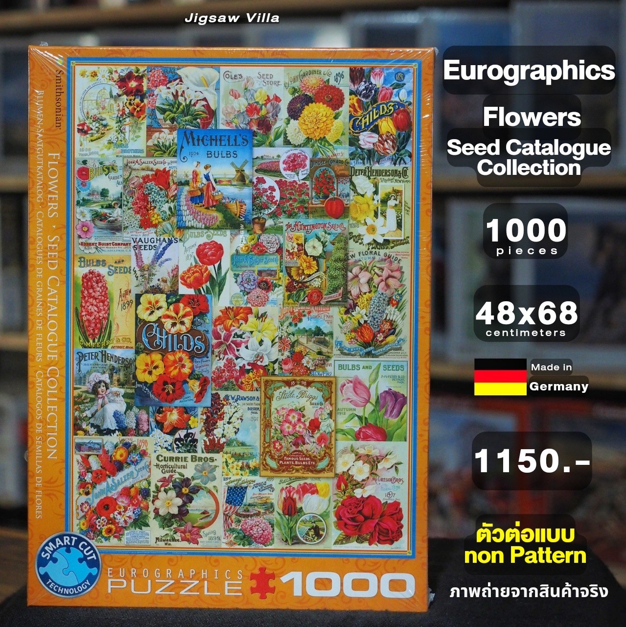 Eurographics - Smithsonian : Flowers - Seed Catalogue Collection (Non-Pattern) 1000 pcs.