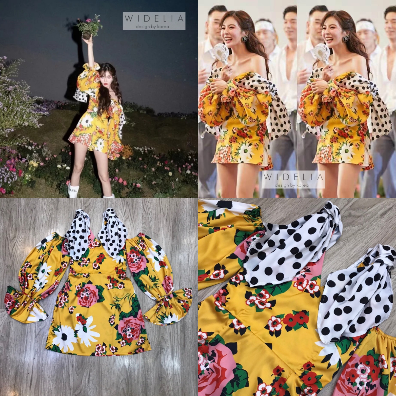 Zara Dress :: เดรสคอวีตัวสั้นตัวเดรสมาในลายดอกไม้ทั้งตัว