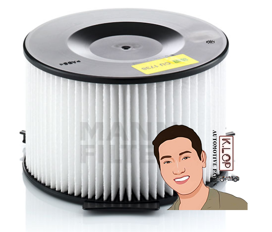 CU1738 ไส้กรองแอร์ Caravell T4 (OE : 7D0 819 989) : MANN-FILTER แท้นำเข้ายุโรป