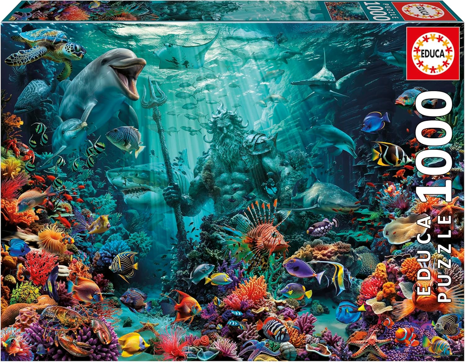 Educa - Coral Reef Poseidon by Rajko Zigic 1000 pcs.