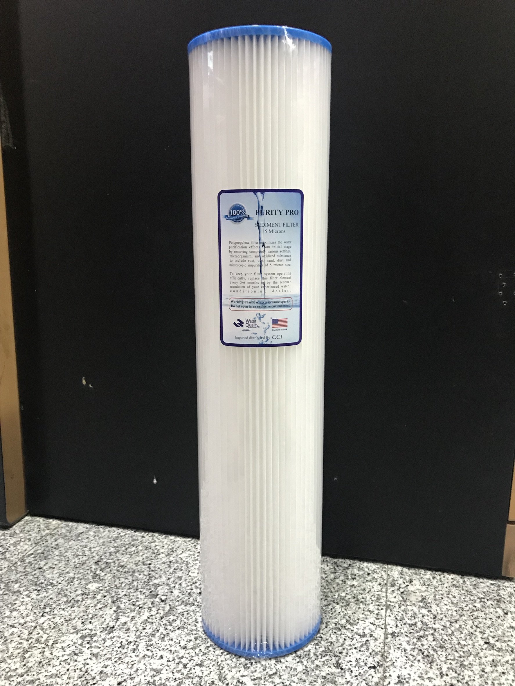 ไส้กรองจีบ PP Big Blue ขนาด 20"x4.5" ชิ้น/ลัง