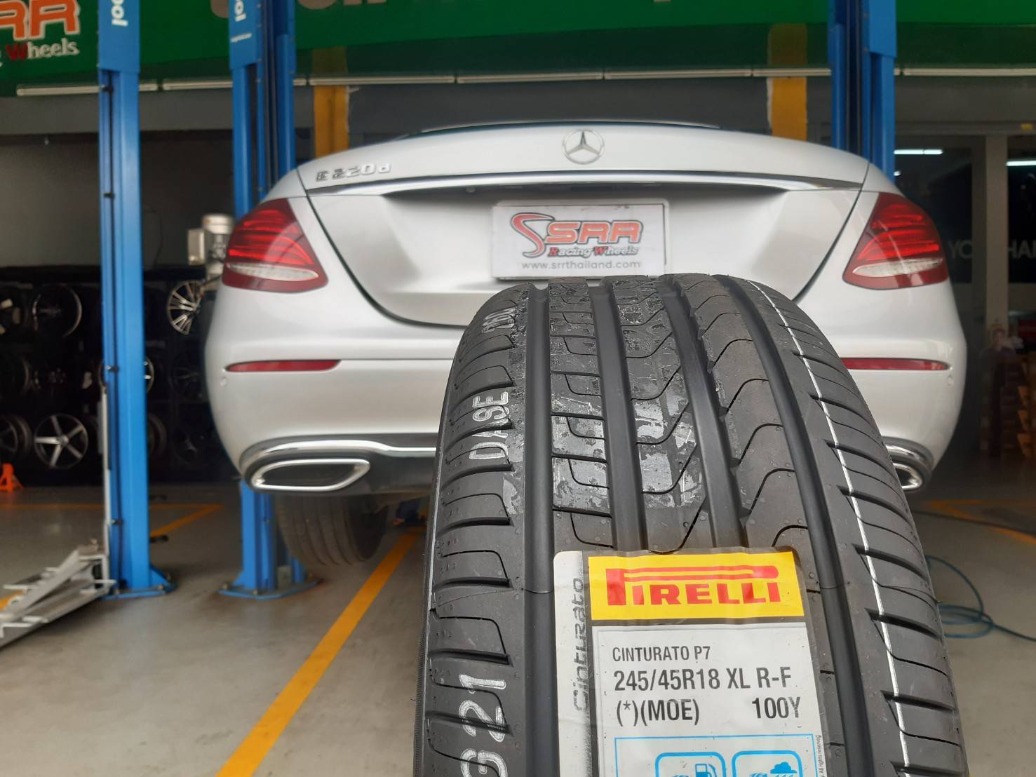 PIRELLI CINTURATO P7 R-F (MOE) 245/45R18 ยางใหม่ปี20 ราคาพิเศษ