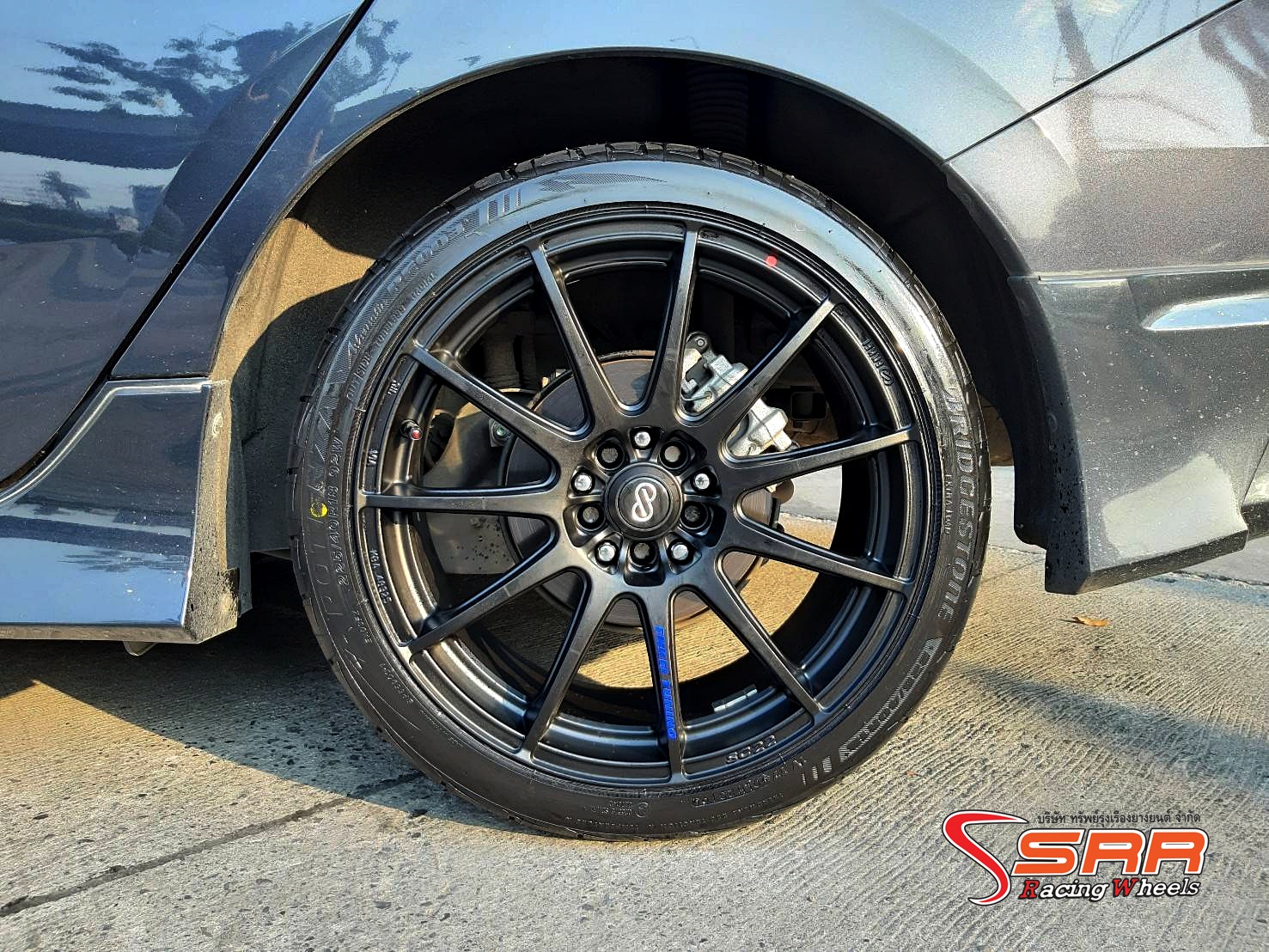 ENKEI TUNING SC22 ขอบ18 ET+40 10H100-114.3 DBK2K