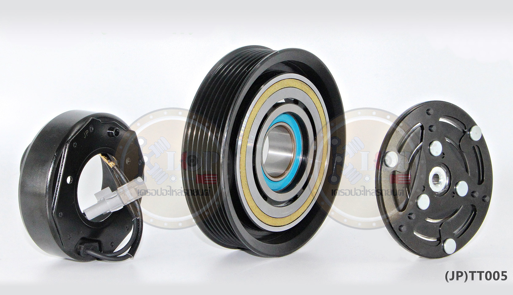 (JP)TT005-JP ชุดหน้าคลัทช์(Vinn) Toyota VIGO (10S) (ญี่ปุ่น) 125mm. 7PK 12V.