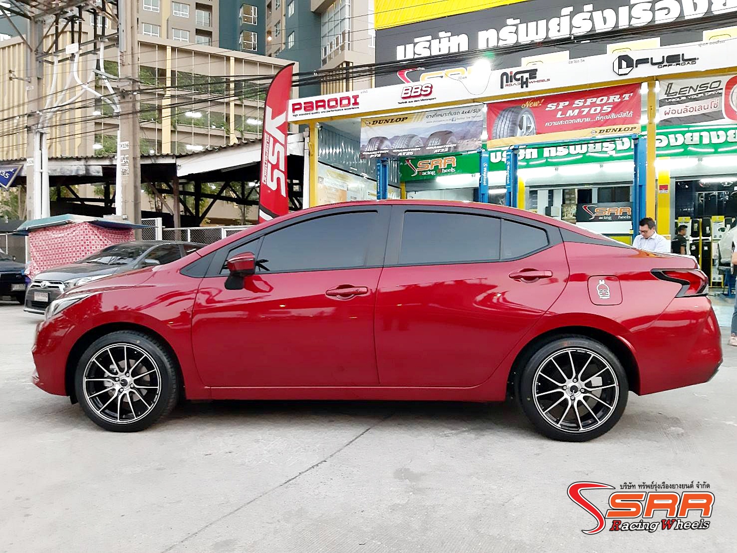 ENKEI TUNING SC48 ขอบ17 ET38 4x100 GBQR2FP