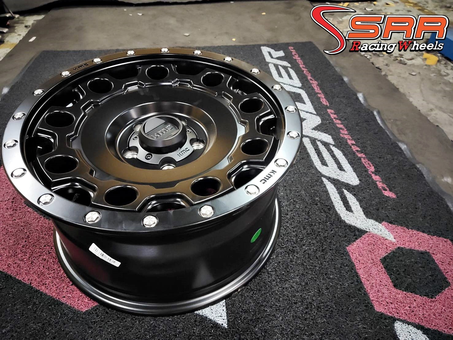KMC KM529 ขอบ17 5x120 ET+34 S-BLK สำหรับใส่รถBMW X1,X3