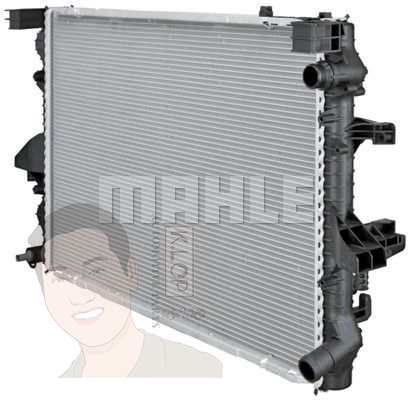 หม้อน้ำ VW ตู้ Caravelle (T5) 2.5 Tdi ดีเซล ยี่ห้อ (MAHLE)