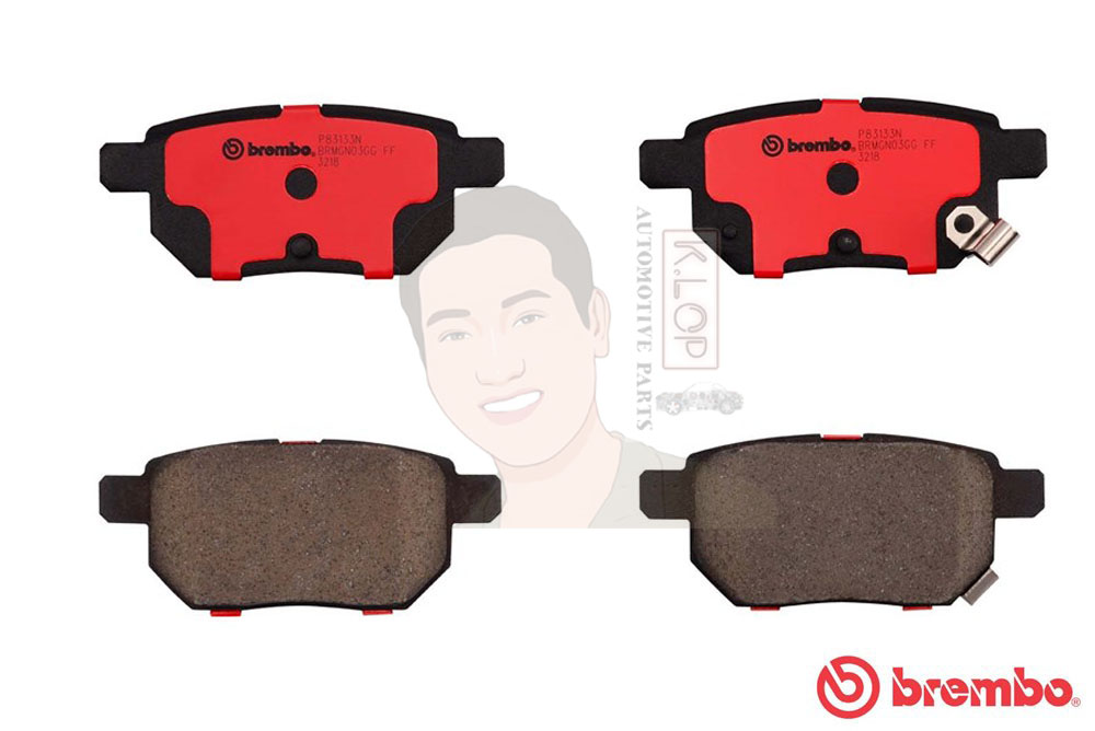 P83 133C ผ้าเบรก R (แท้ BREMBO รุ่น Ceramic) LEXUS ซีที 200 เอช CT200h Hybrid ปี2010->