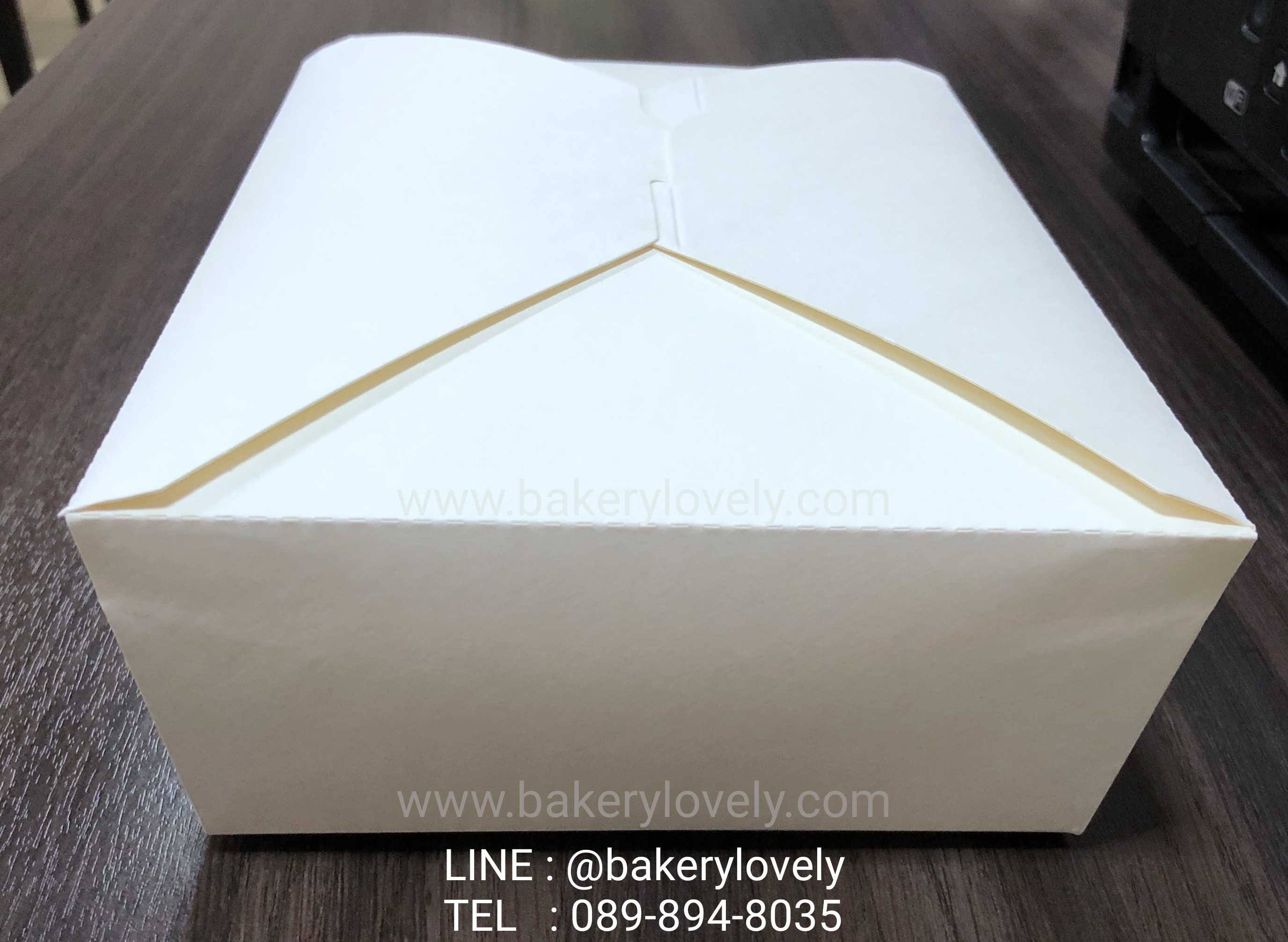 กล่องกระดาษสีขาว ฝาเปิดบน 1,300 ml