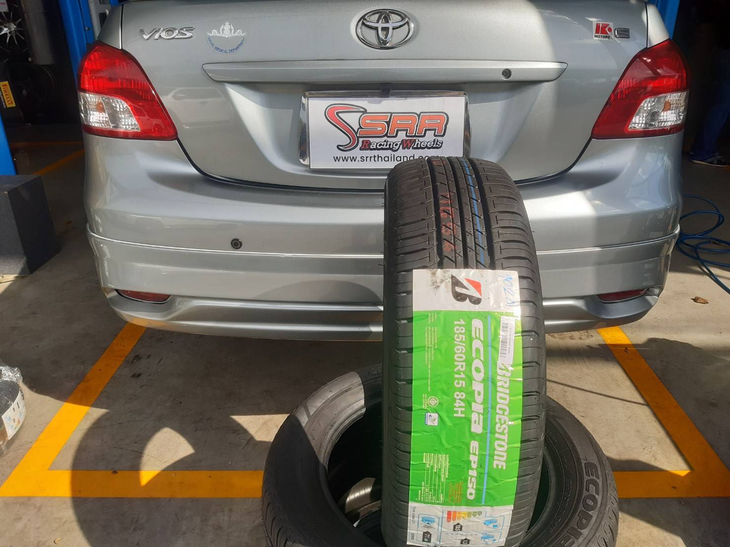 BRIDGESTONE ECOPIA EP150 185/60R15 ยางใหม่ ปี2021 ราคาพิเศษ