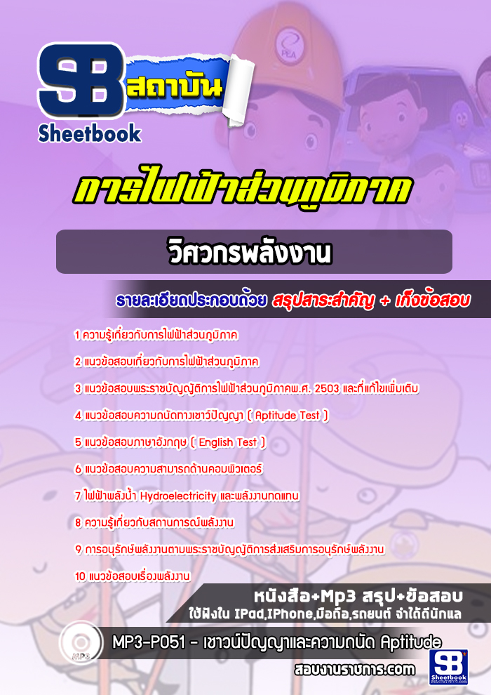 แนวข้อสอบวิศวกรพลังงาน กฟภ