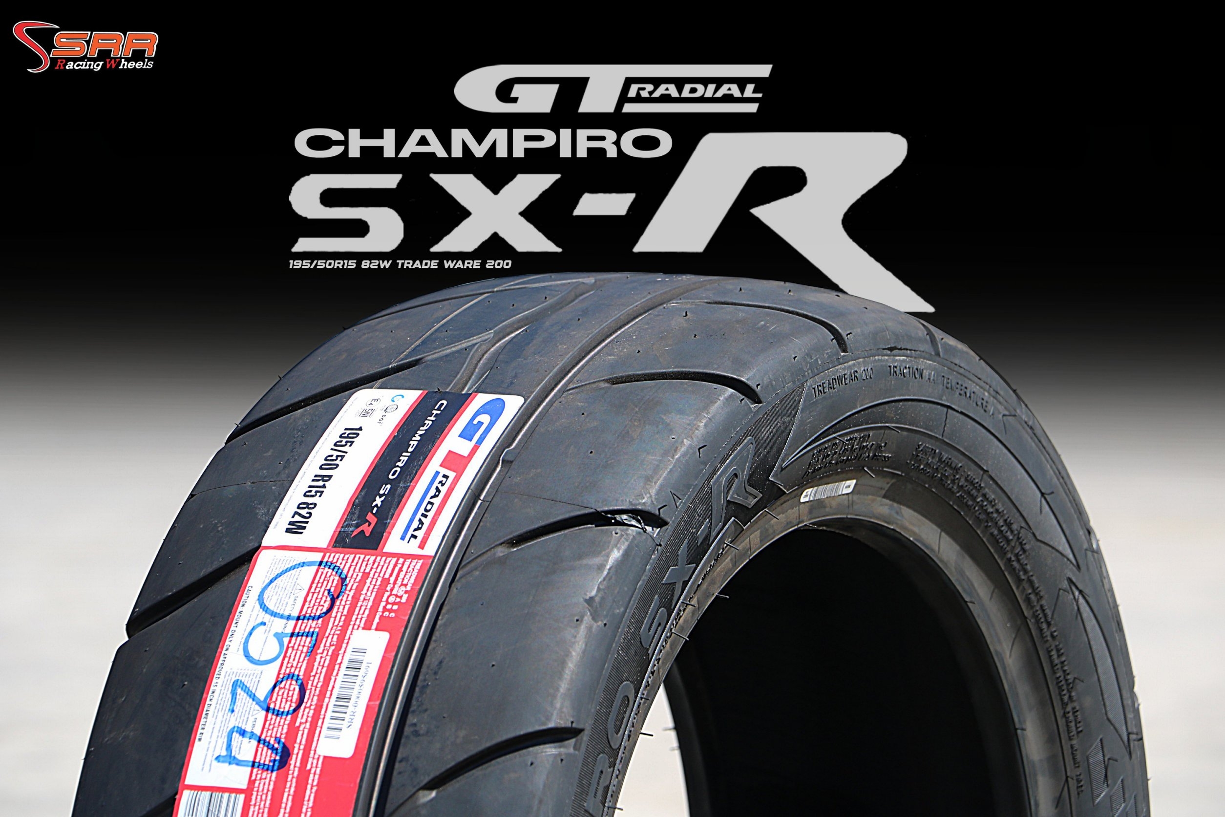 GT RADIAL CHAMPIRO SX-R 195/50R15 ยางใหม่ สำหรับนักแข่ง ราคาพิเศษ