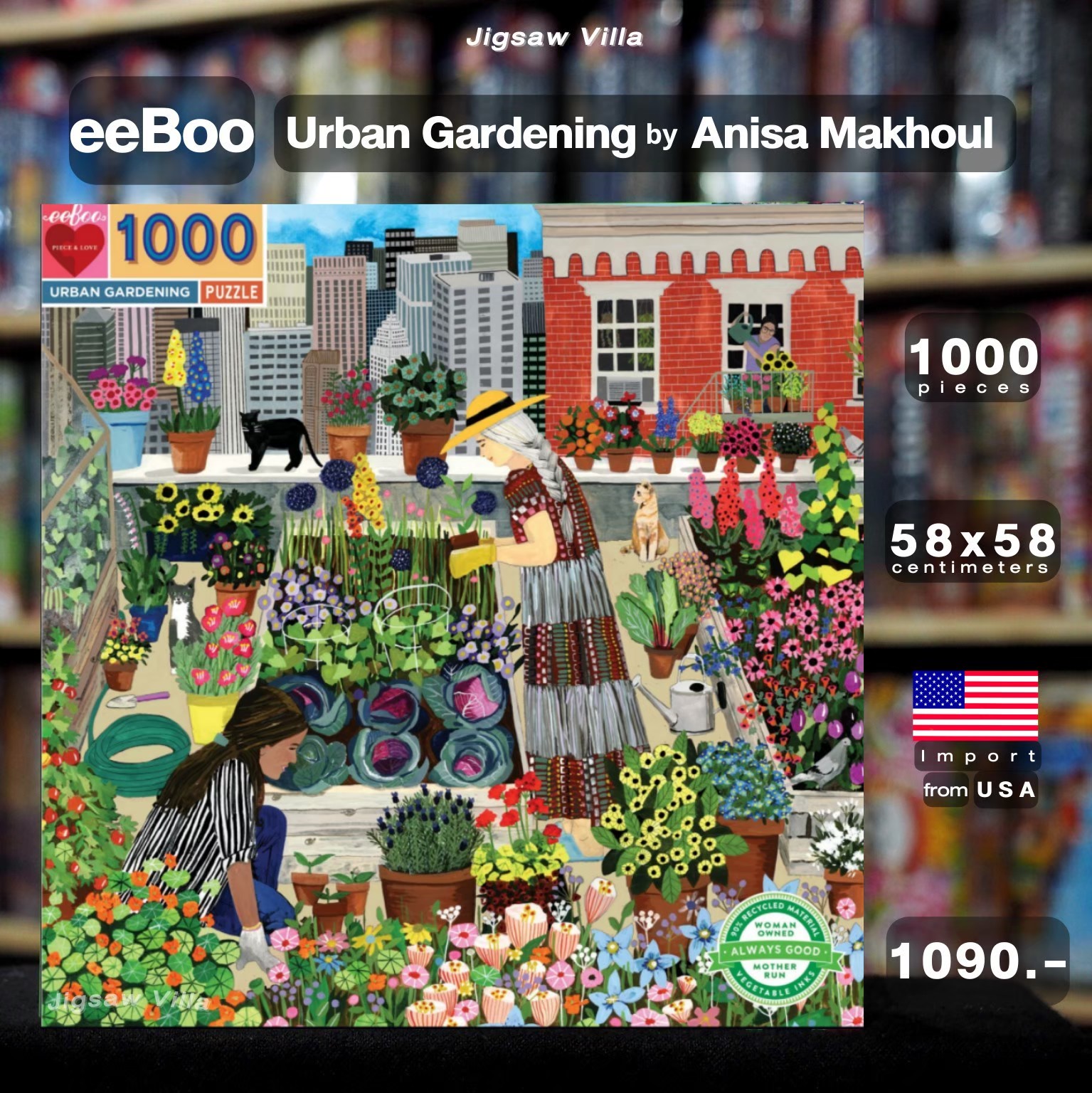 eeBoo - Urban Gardening By Anisa Makhoul 1000 pcs.