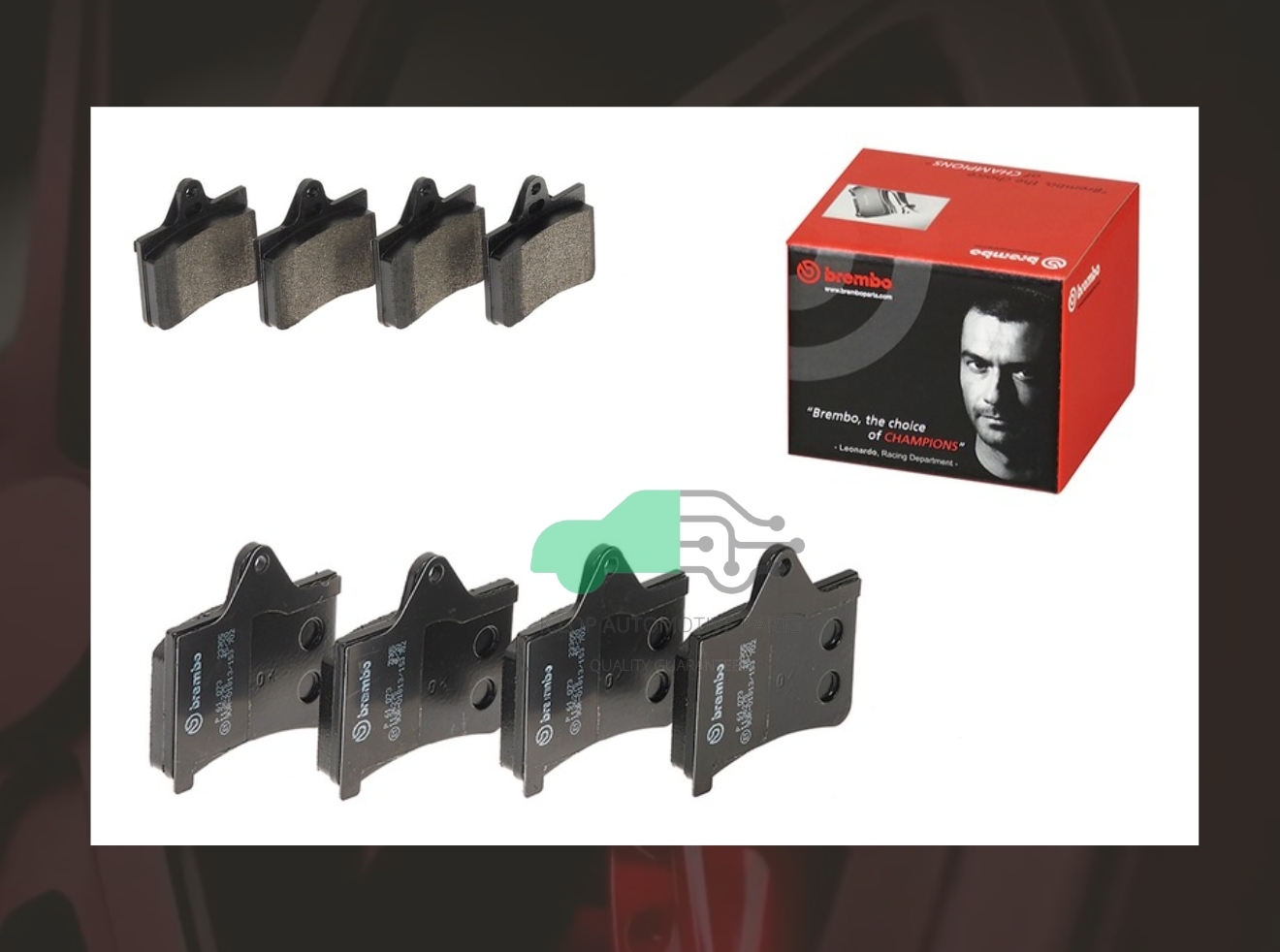 P61 073B ผ้าเบรกหลัง แท้ BREMBO รุ่น BLACK CITROEN C5 I ปี01, C5 II ปี08