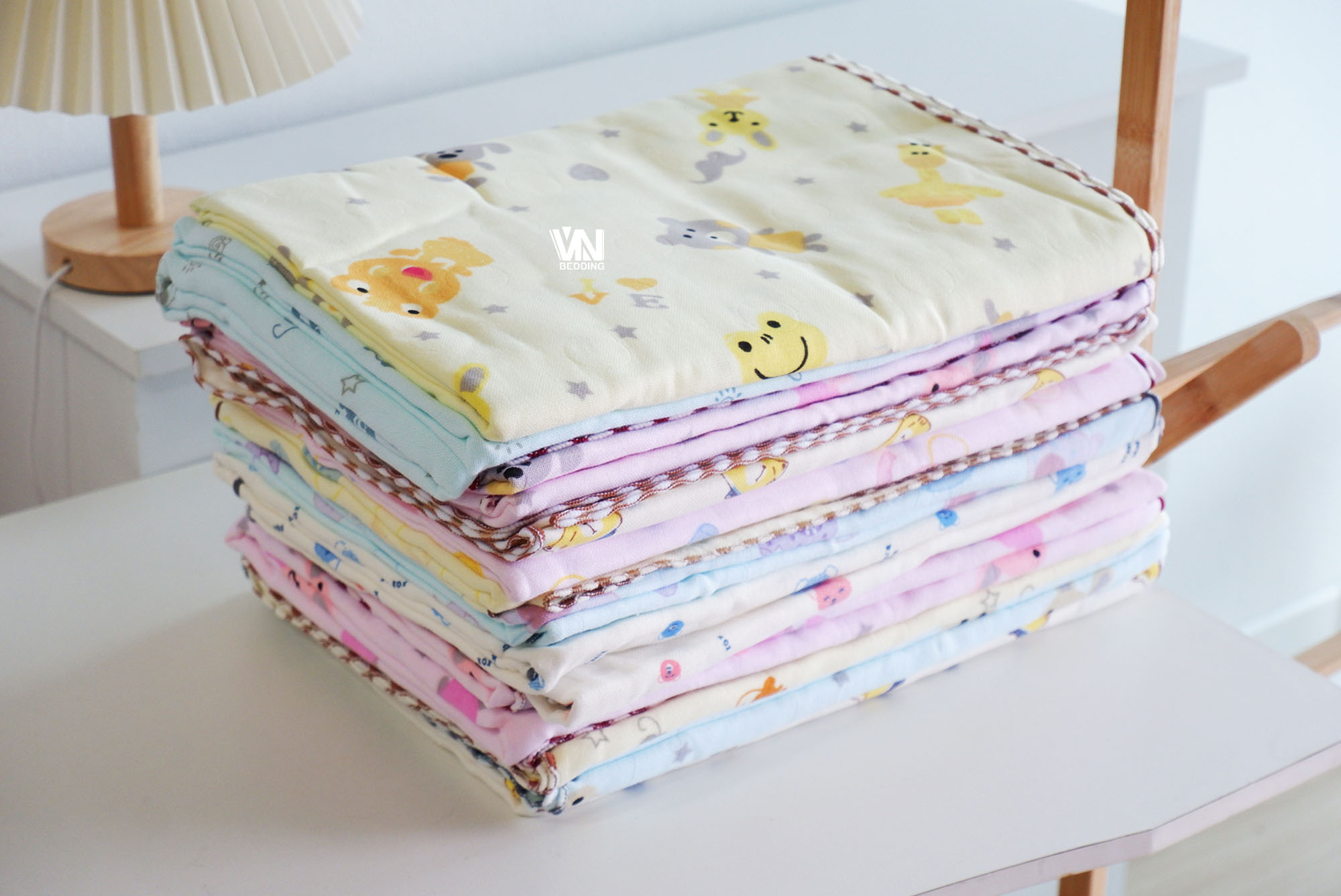 ผ้าเช็ดตัวสาลูหนา 2 ชั้น ขนาด 140x70cm (1โหล)