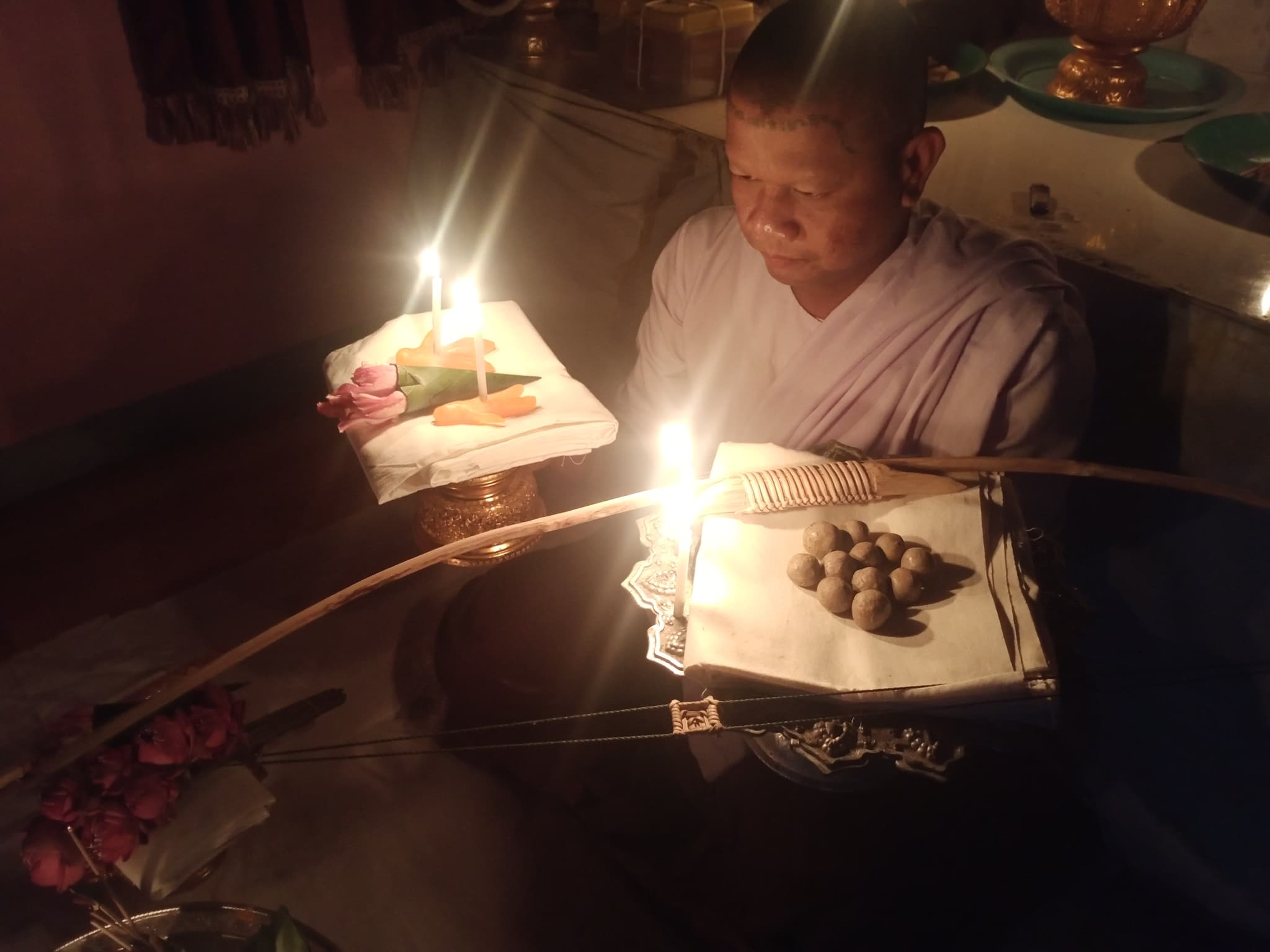 พิธีธนูปักจิต อาจารย์เขมร พนมกุเลน