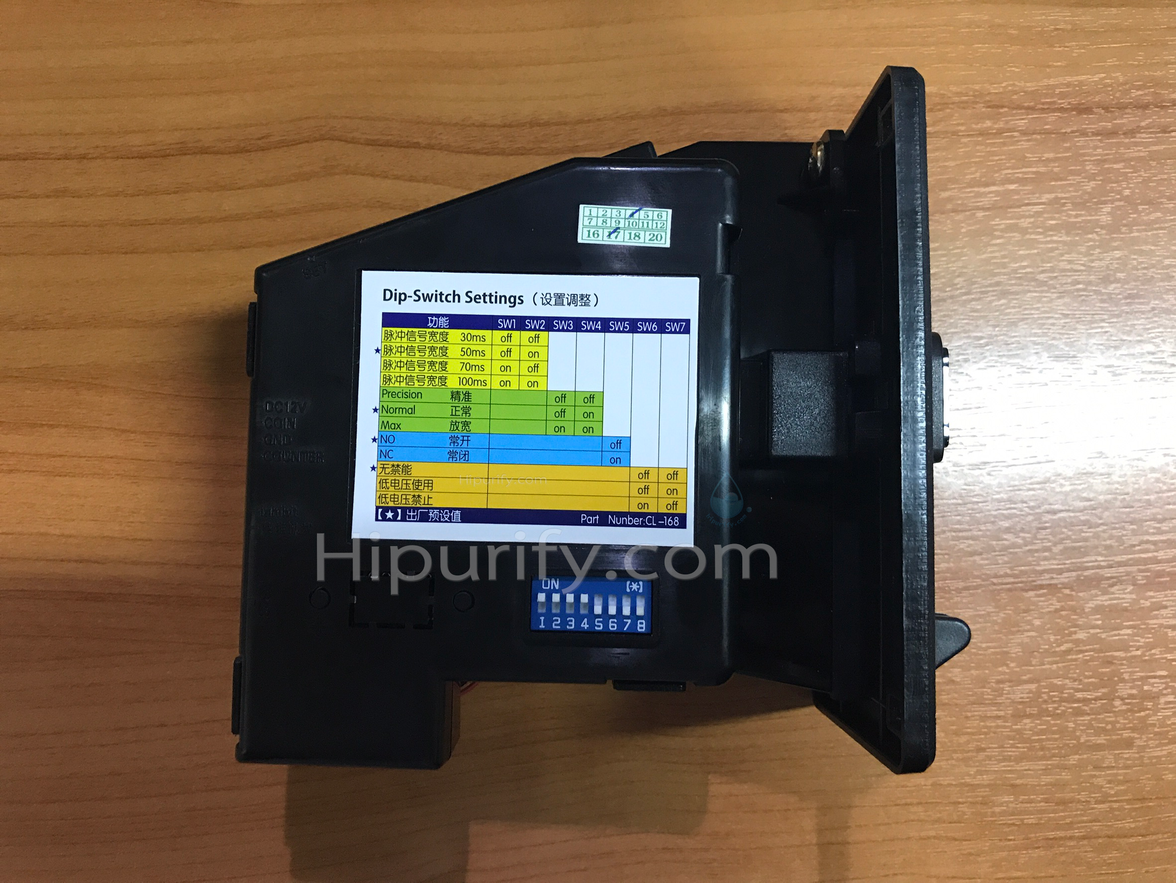 สล๊อดหยอดเหรียญ เครื่องรับเหรียญตู้น้ำ Muti Coin Acceptoe (CCI)