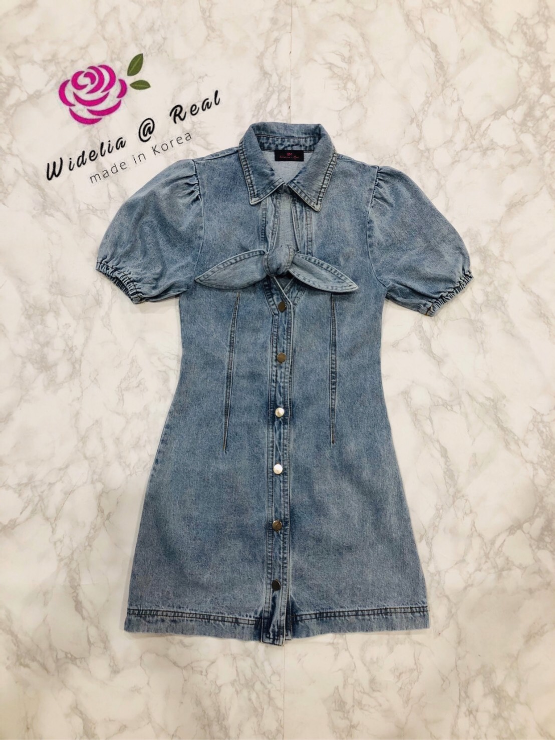 Cameo Dress เดนิ่มสุดเก๋ ตัวนี้เนื้อผ้ายีนส์แท้นะเออ