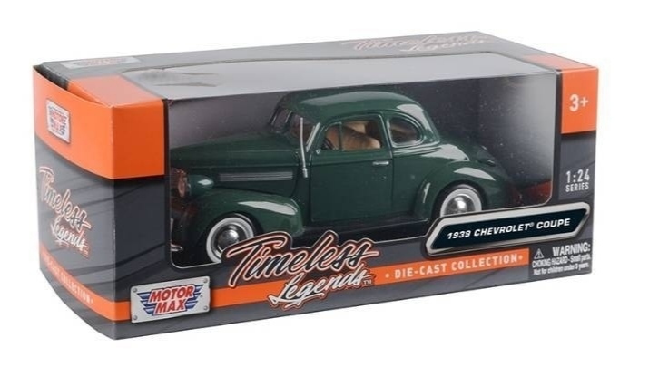 1939 Chevrolet Coupe 1:24 โมเดลรถเหล็ก (ปลีก-ส่ง)