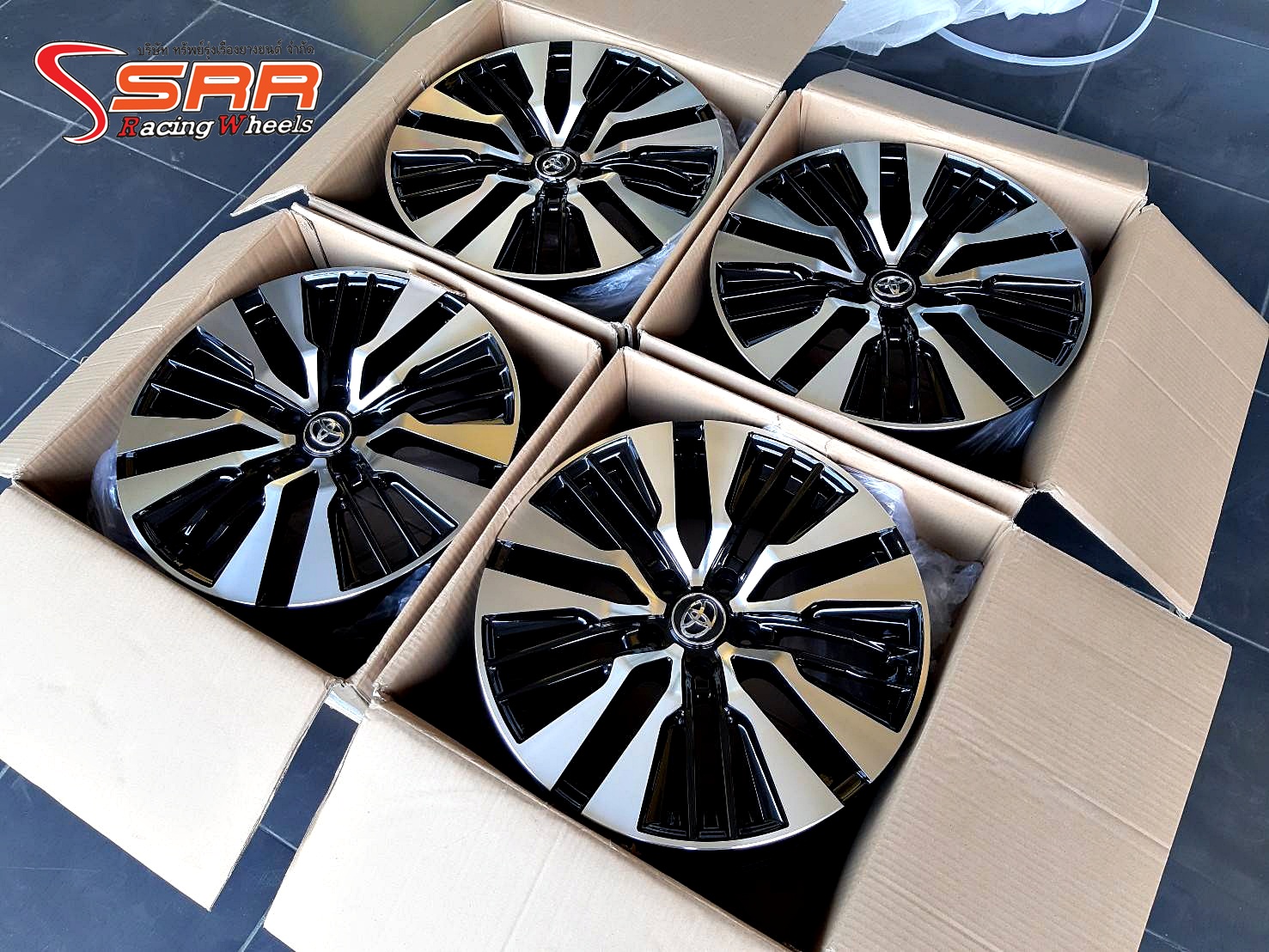 ล้อแม็กซ์ สำหรับใส่รถ TOYOTA ALPHARD , VELLFIRE , CAMRY ขอบ18 นิ้ว