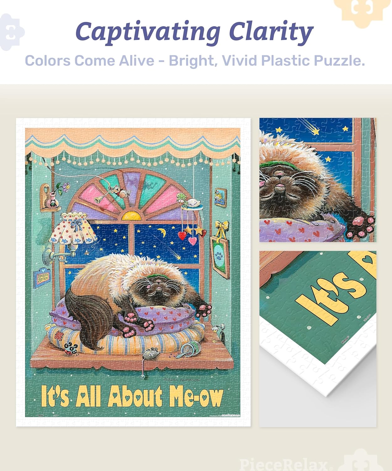 Pintoo - It's All About Me-ow by Gary Patterson 1200 pcs.
