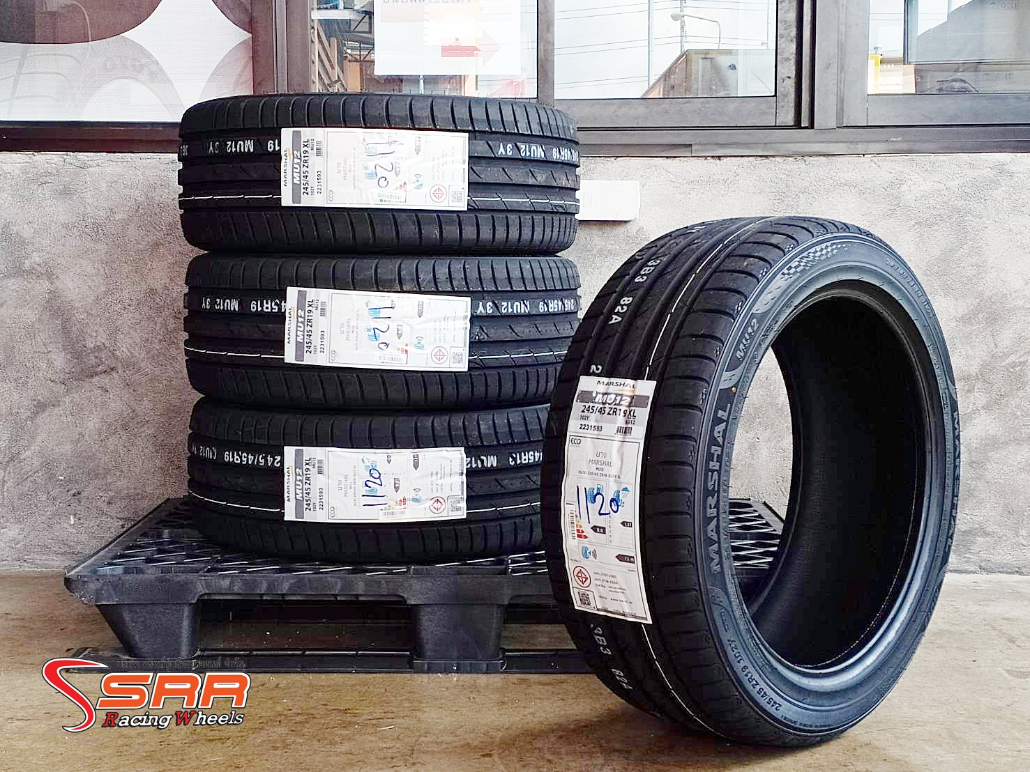 MARSHAL MU12 245/45ZR19 ยางเกาหลีปี20 ราคาพิเศษ