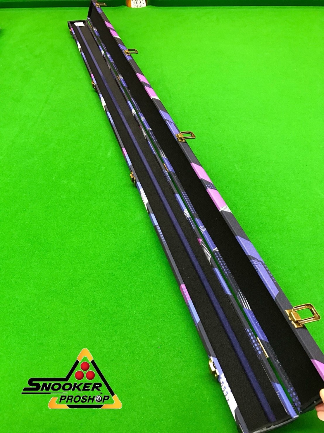 กล่องใส่ไม้คิวท่อนเดียวแบบไม้หุ้มผ้า PU