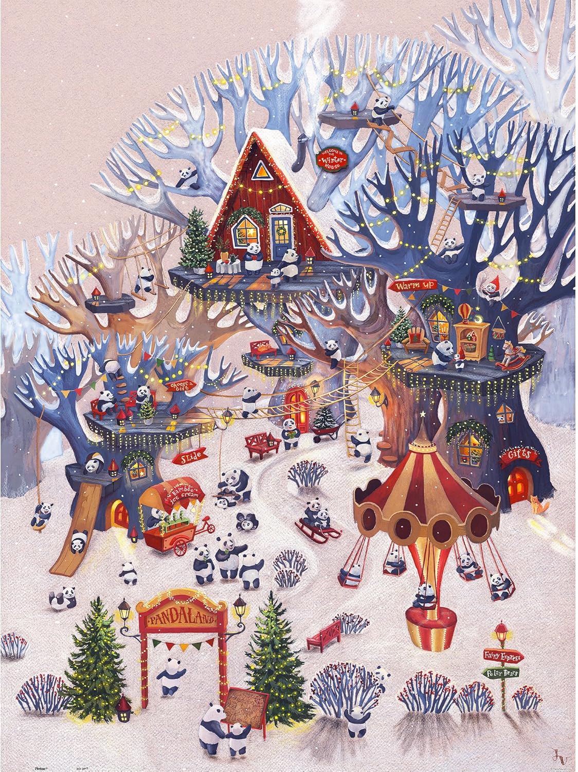 Pintoo - Panda Land by Julia Vaihicheva 1200 pcs.