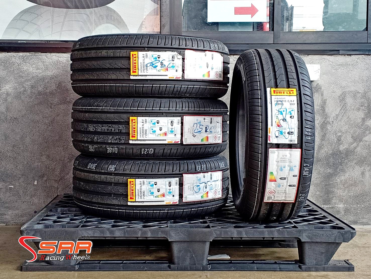 PIRELLI CINTURATO P7 R-F (MOE) 245/45R18 ยางใหม่ปี20 ราคาพิเศษ