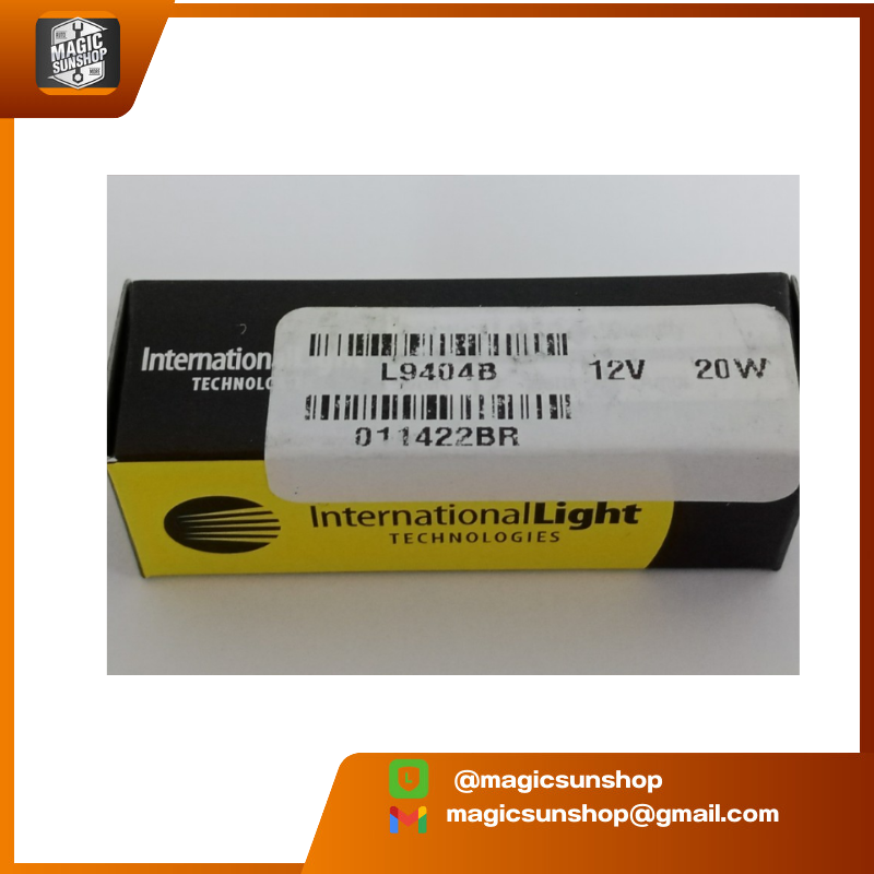 หลอดฮาโลเจน Halogen Precision Pre-focused light bulb Volts12Watts 20Amps L9404B