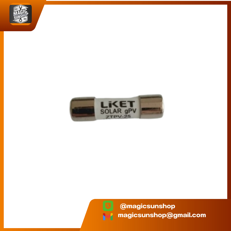 LIKET FUSE ceramic ZTPV-25 12A 1000VAC