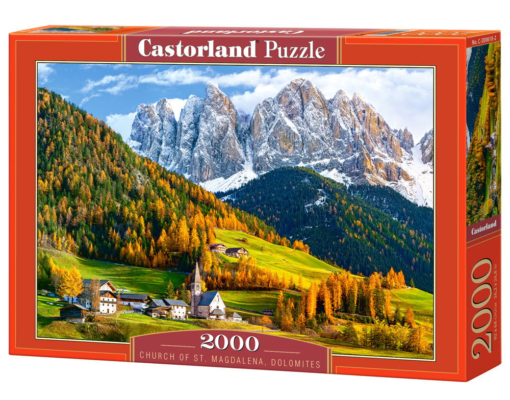 Castorland - Church of St.Magdalena, Dolomites 2000 pcs.