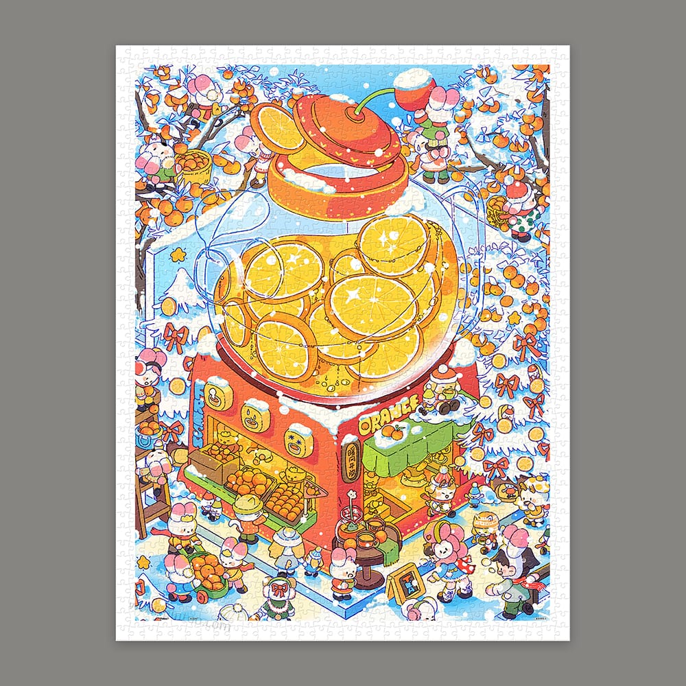 Pintoo - Orange Tea and Snow by Memeko 1200 pcs.