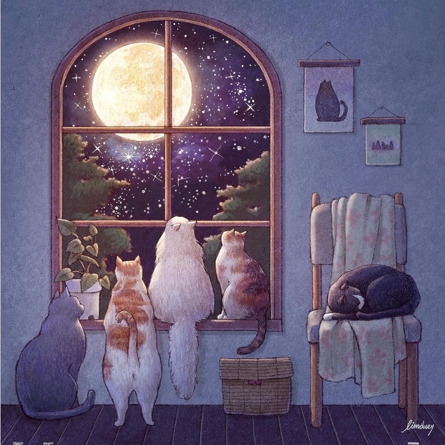 Pintoo - Viewing the Moon by Limduey 900 pcs.