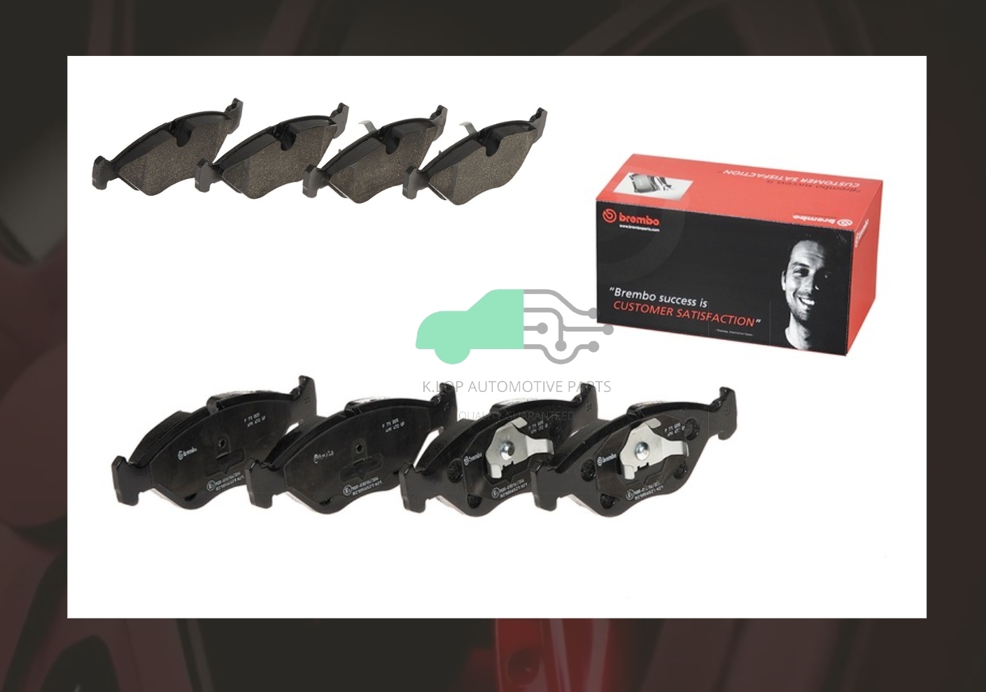 P71 005B ผ้าเบรกหน้า แท้ BREMBO รุ่น BLACK : SAAB 9000 85-98