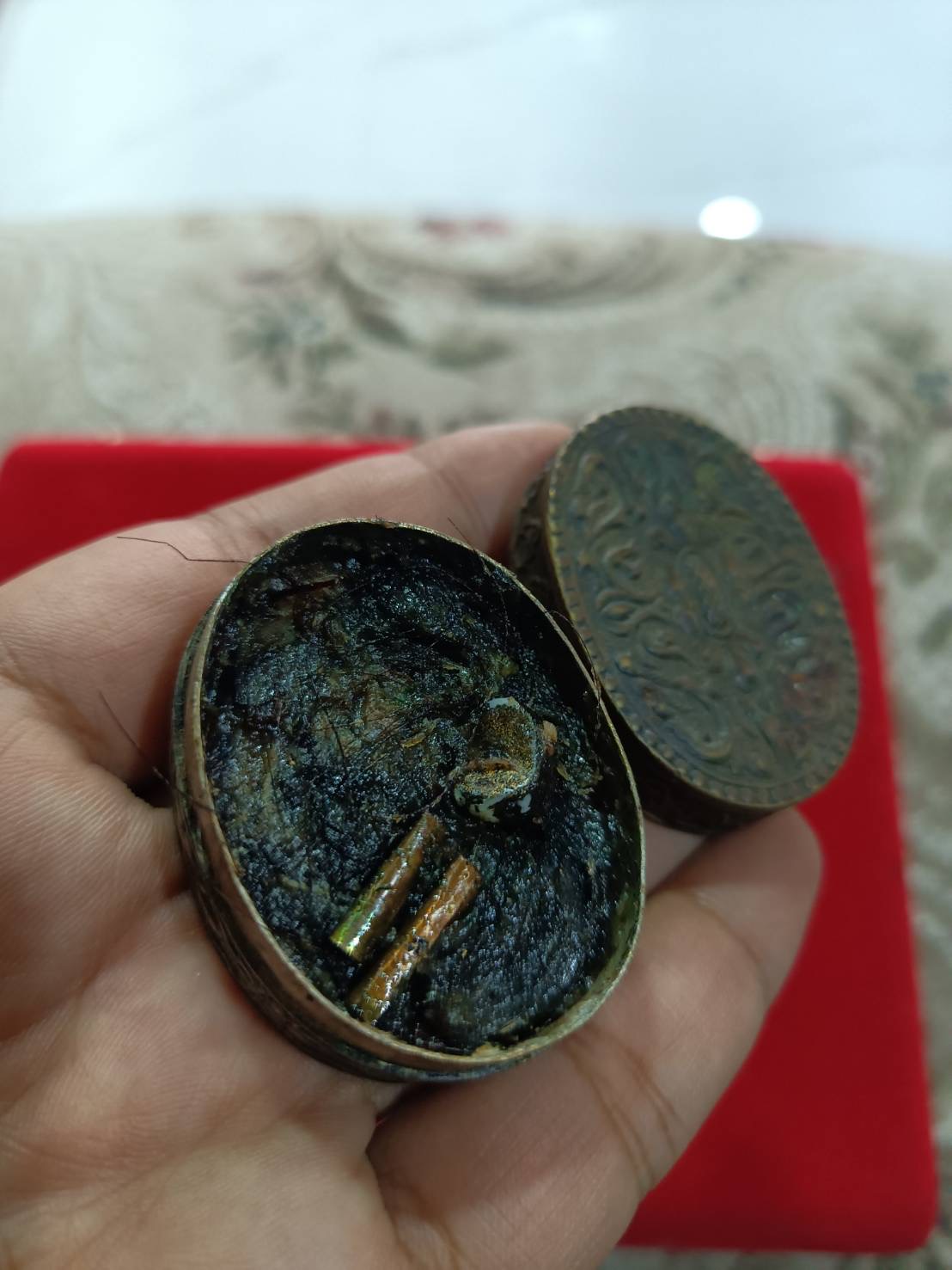 สีผึ้งพรายมหาเสน่ห์ตลับครู อาจารย์เสือ สำนักคนเลี้ยงผี