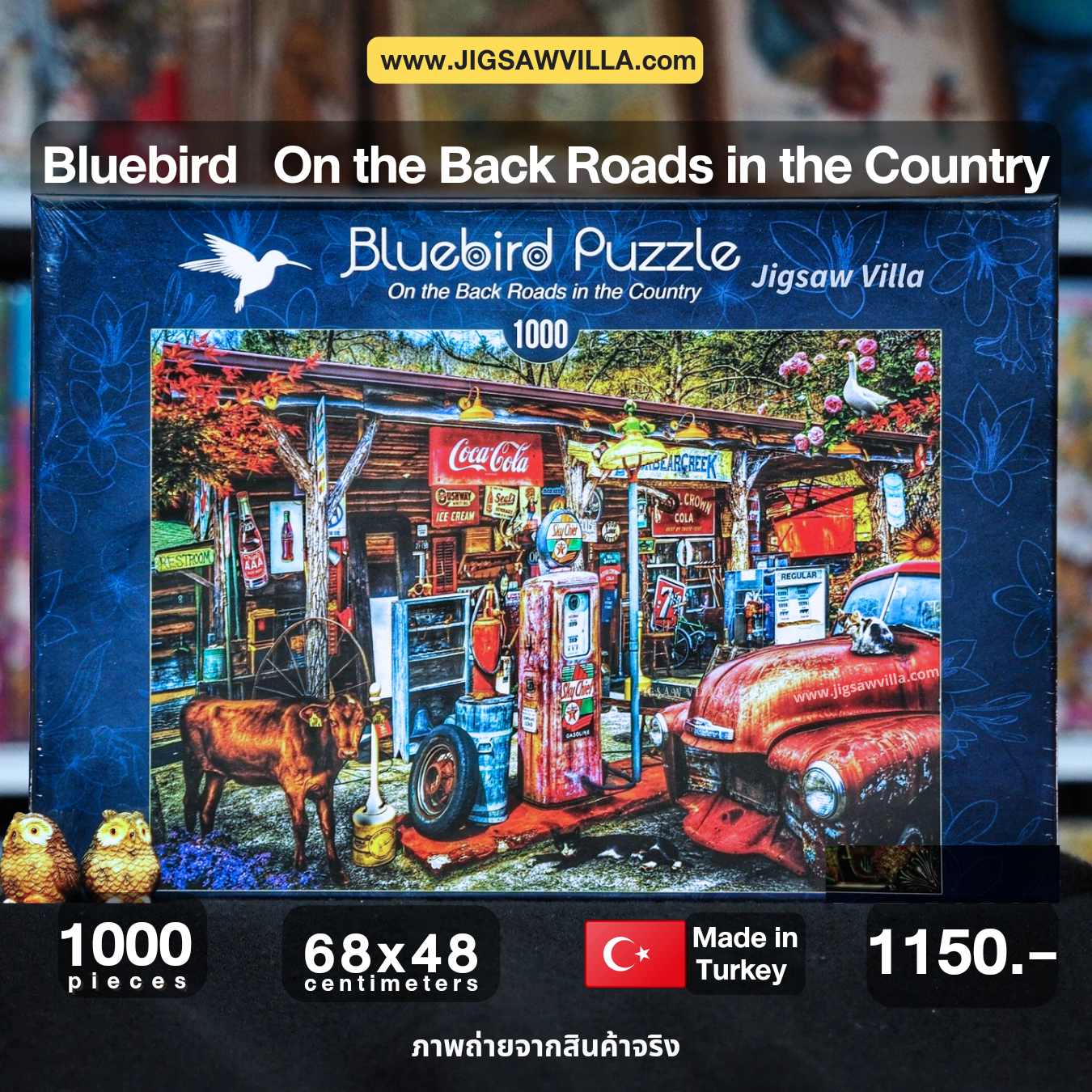 Bluebird Puzzle - On The Back Roads in the Country by Celebrate Life Gallery 1000 pcs.